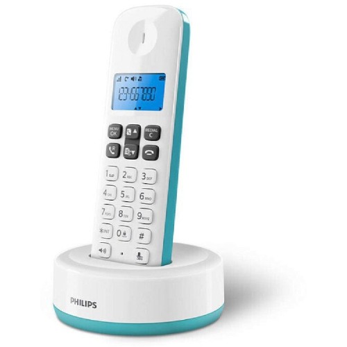 CORDLESS PHONES  D1611 WHITE ΜΕ ΑΝΟΙΧΤΗ ΑΚΡΟΑΣΗ &ΦΩΤΙΖΟΜΕΝΗ ΟΘΟΝΗ